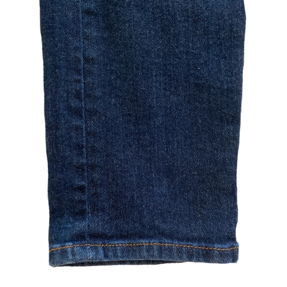 BALDWIN Kansas City Karlie High Rise Cropped Skinny Jeans in Dark Blue - Picture 2 of 13
